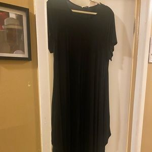 Black dress with tags